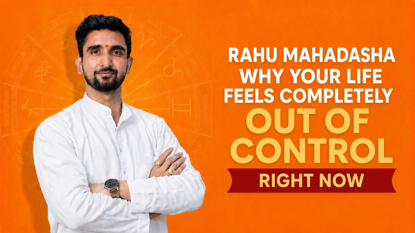 Rahu Mahadasha — Why Your Life Feels Completely Out of Control Right Now